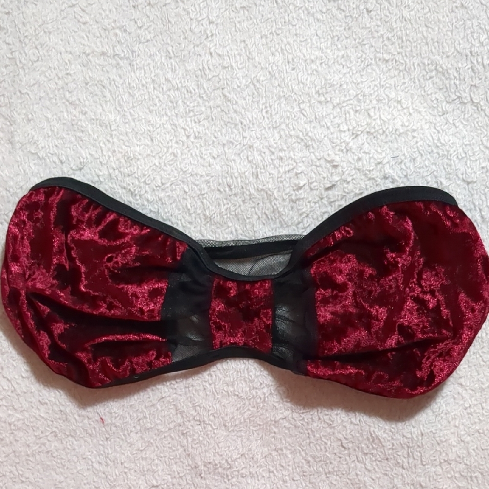 Anemone Velvet and Lace Bralette
